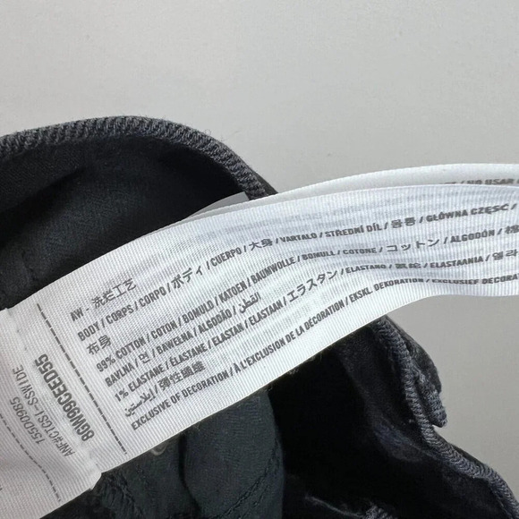 Abercrombie & Fitch Dad High Rise Jeans Size 0/25 Short Black Criss Cross Waist - Picture 9 of 10